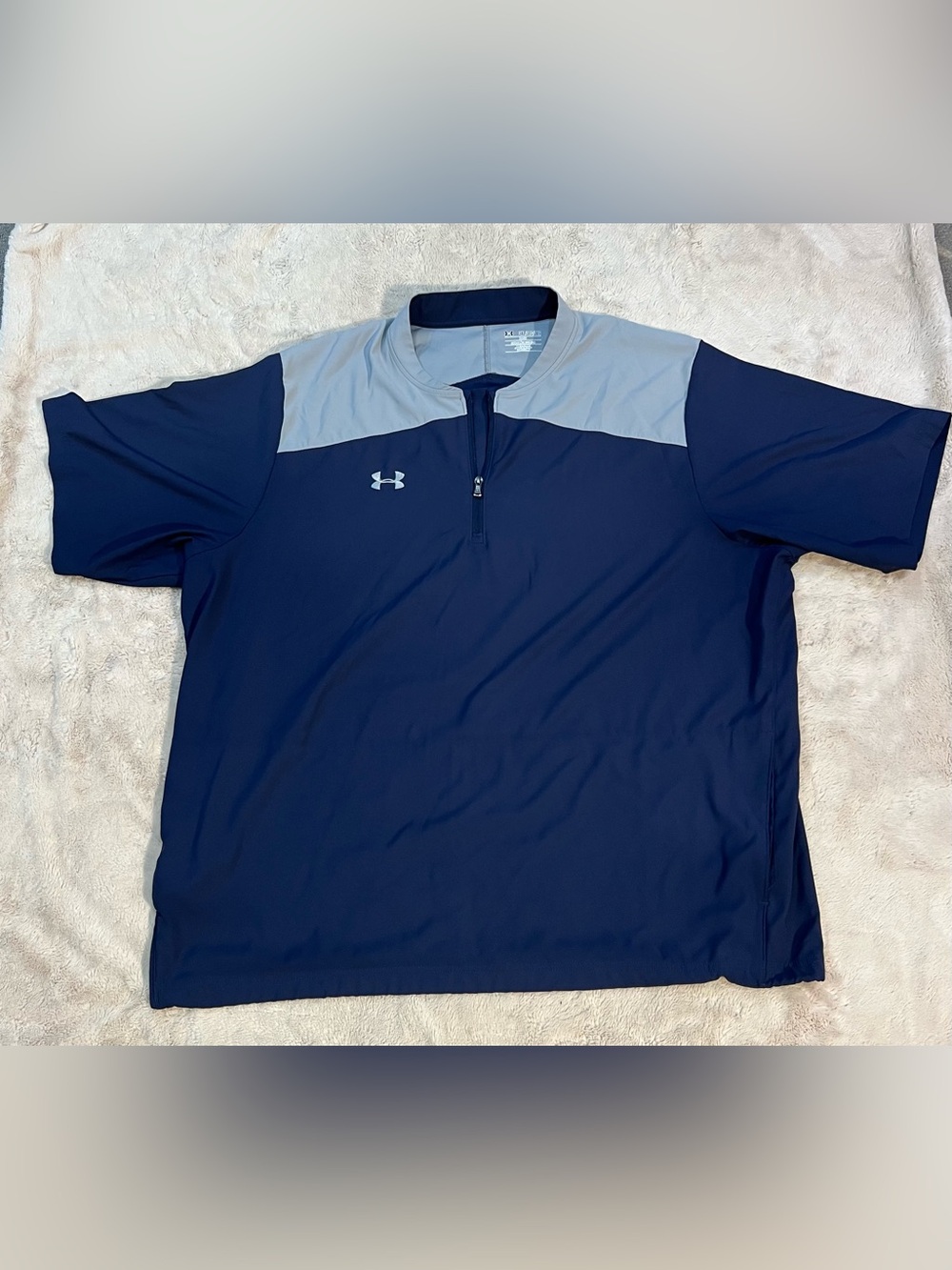 UNDER ARMOUR 1/4 ZIP GOLF PULLOVER NAVY 3XL